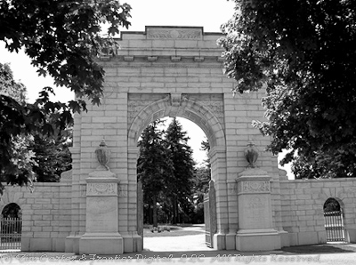 andover west parish cemetary gate photo